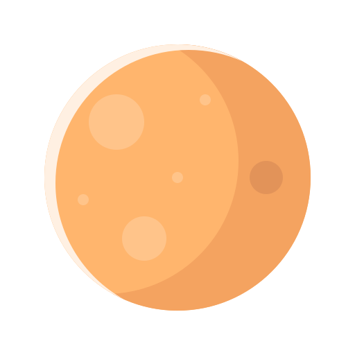 Cartoon picture of Mars